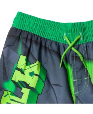 Toddler Boys Marvel Spider-Man Spidey and His Amazing Friends UPF 50+ Swim Trunks to