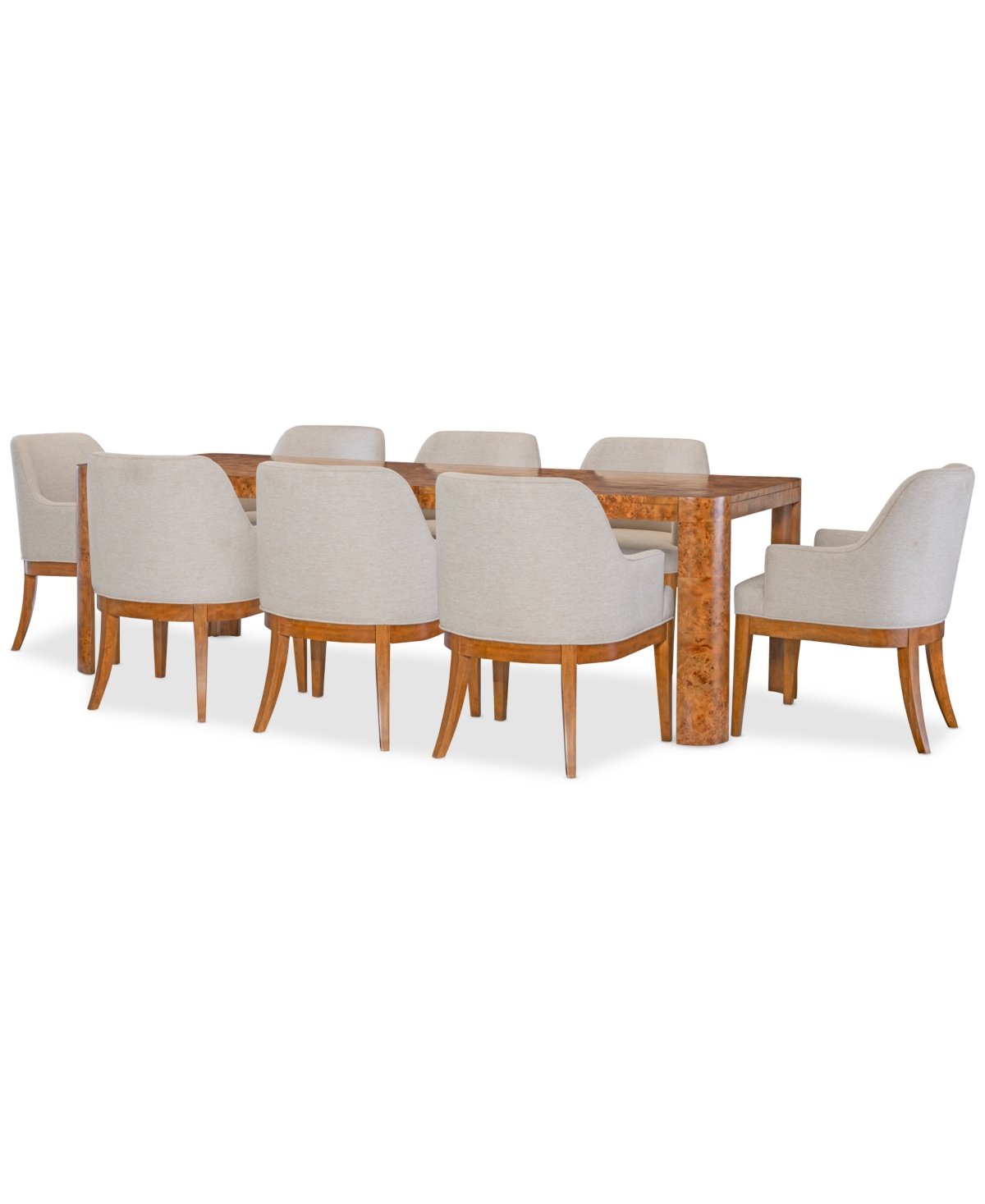 MACY'S PRESCOTT 9-PC. DINING SET (TABLE & 8 CHAIRS), CREATED FOR MACY'S 