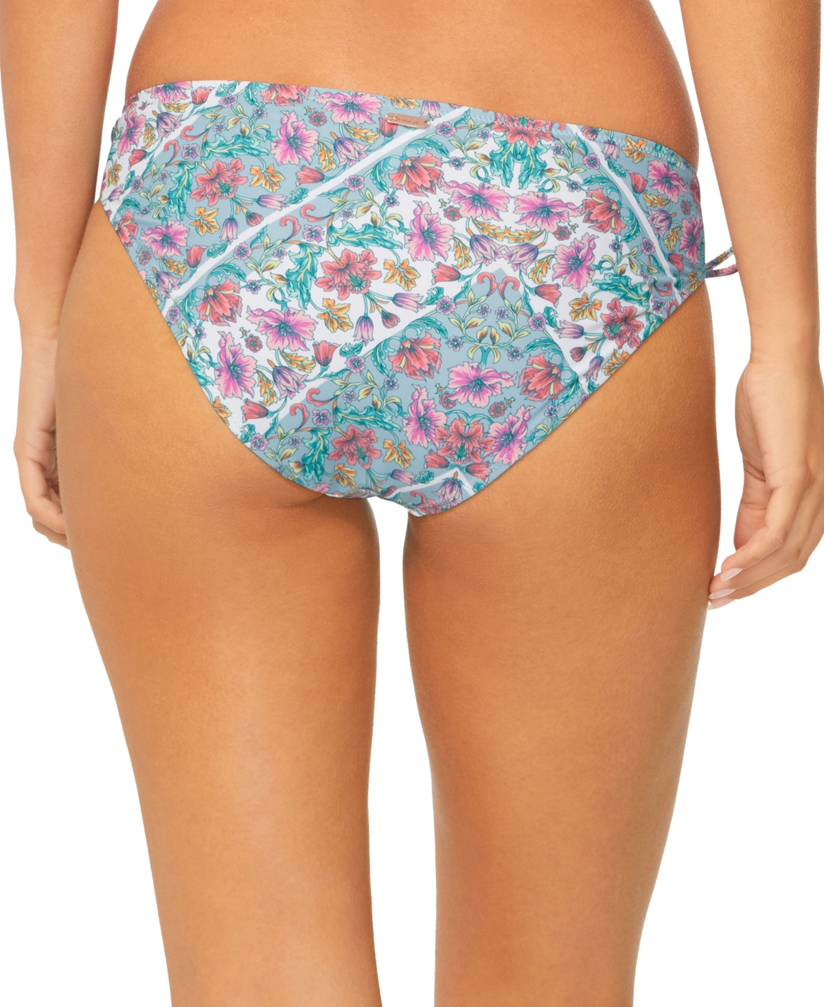 RAISINS JUNIORS' SWEET SIDE-TIE BIKINI BOTTOMS 