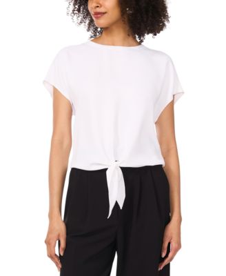 トップス Andequal docking hem tops Vince Camuto Women's Short-Sleeve Tie-Hem Top - Macy's