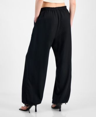 Women's Split-Hem Drawstring Pants, Exclusively at Macy's