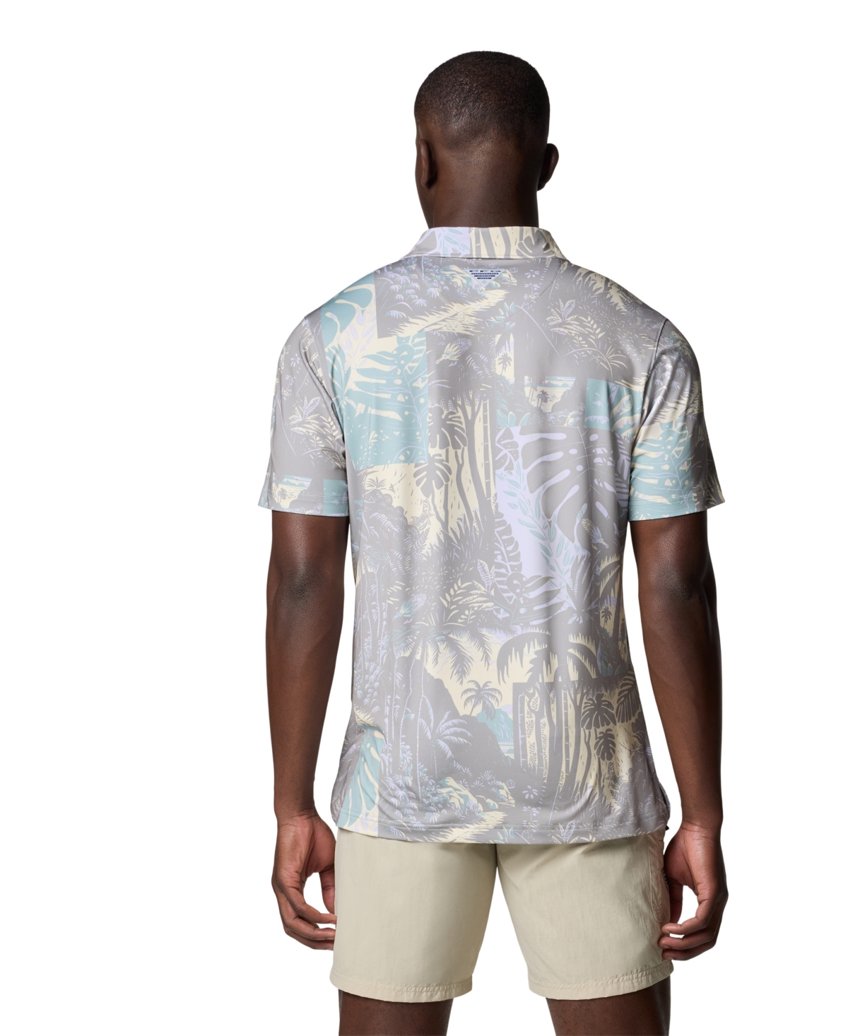 Shop Columbia Men's Super Slack Tide Ii Stretch Polo In Lemon Wash