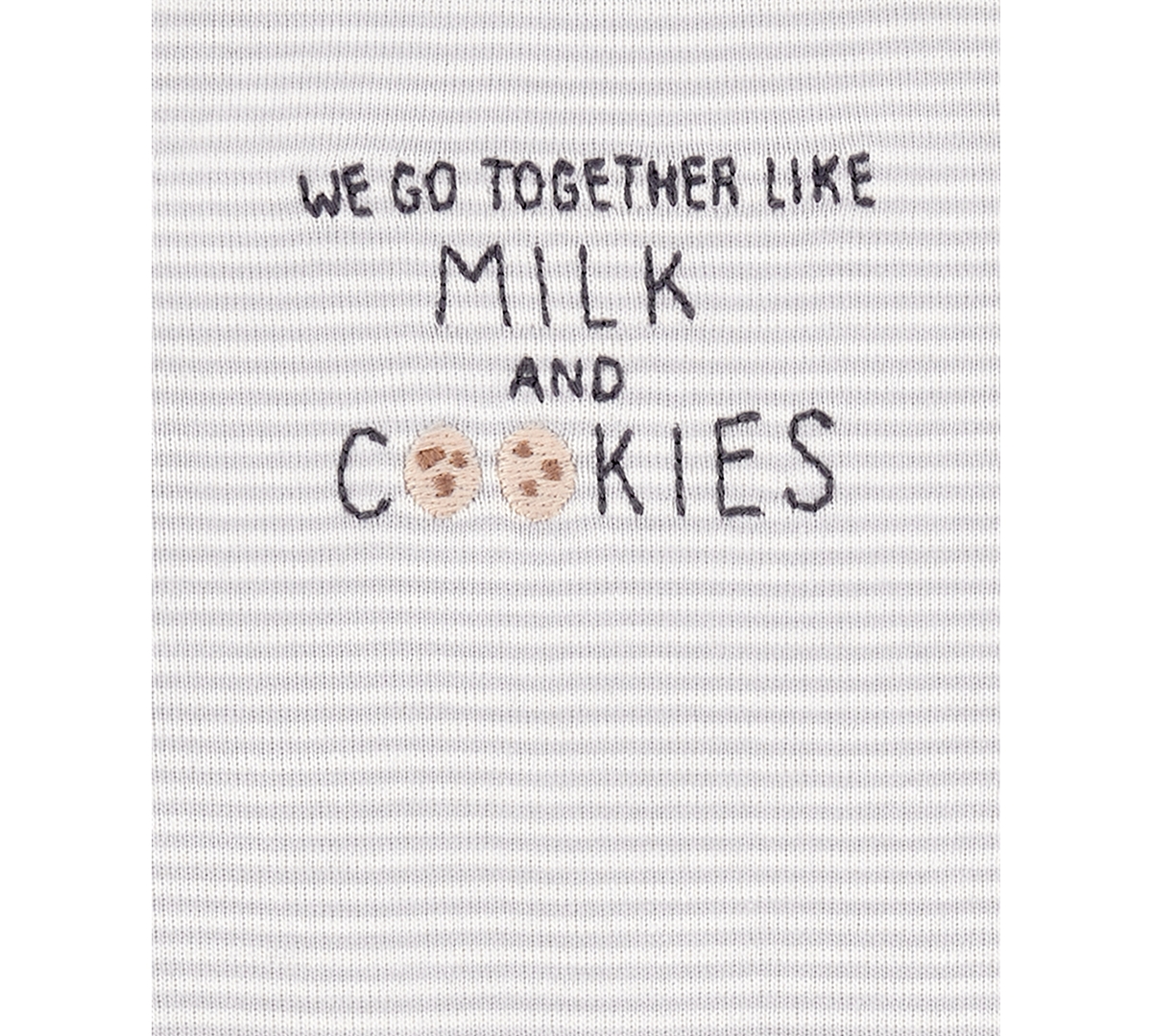 Carter's Baby Milk & Cookies Little Character Cotton Bodysuits & Pants, 3 Piece Set
