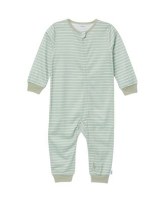 Baby Boys Footless Pajamas with Reverse Zipper, 3-Pack