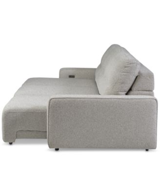 Frandlyn 3-Pc. Fabric Power Sliding Sofa, Exclusively at Macy's