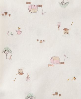 Baby Cotton Receiving Blankets, 4 Pack 