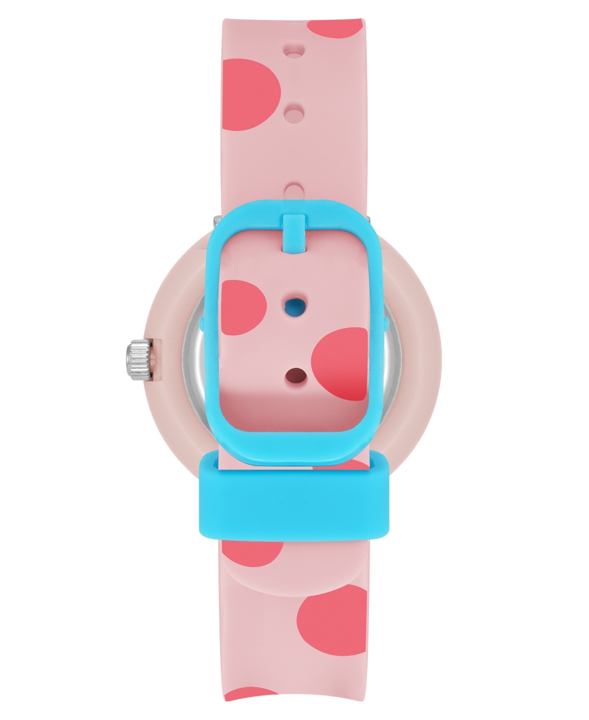 ARMITRON KID'S QUARTZ DOTTIE PINK SILICONE WATCH, 30MM 