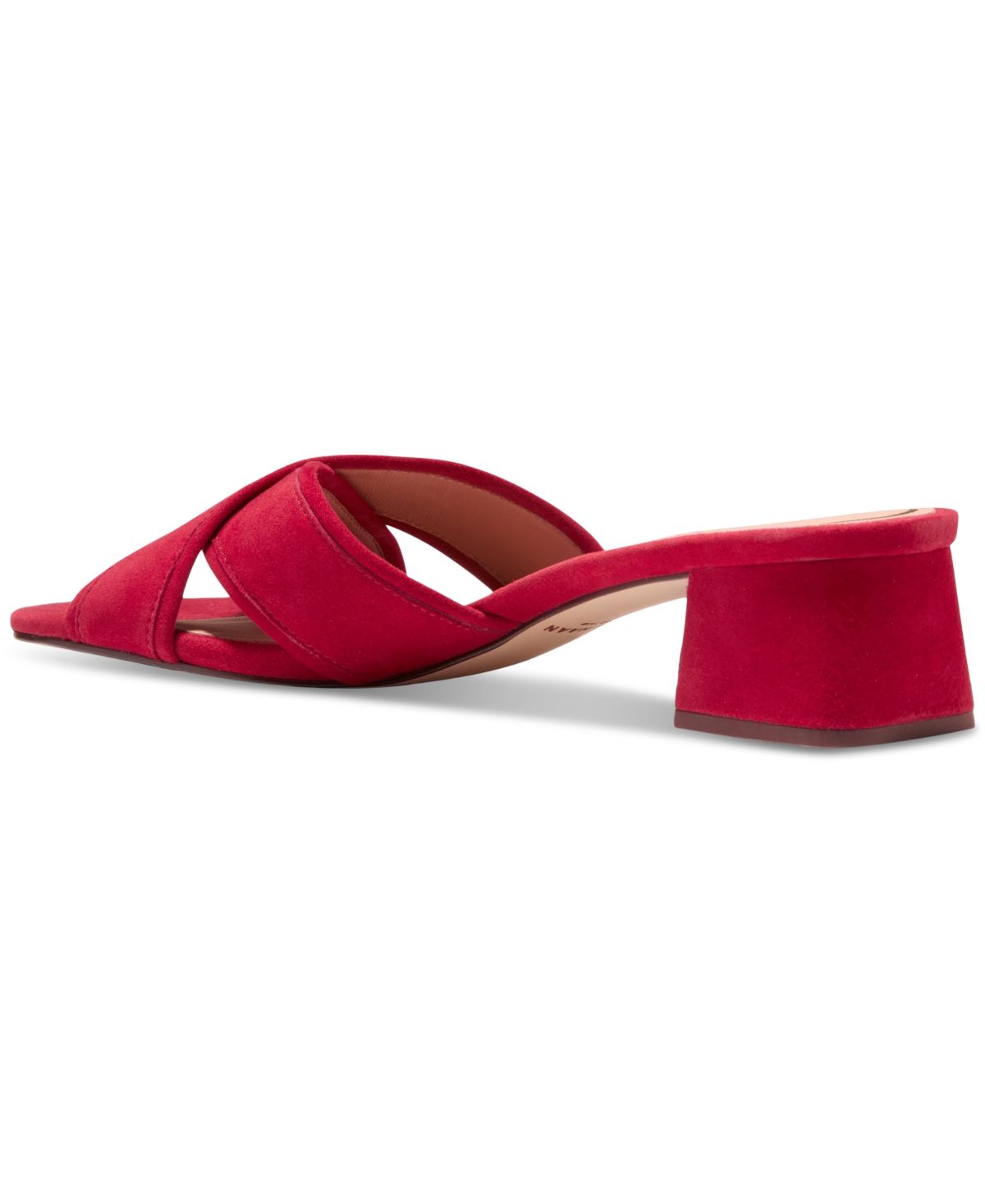 Cole Haan Landon Block Heel Sandal In Rio Red