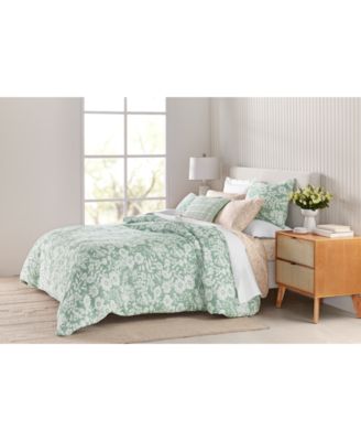 Silhouette Floral 3-Pc. Comforter Set, Full/Queen, Exclusively at Macy’s