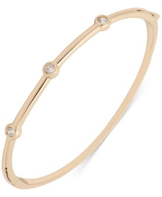 Lauren Ralph Lauren - Cubic Zirconia Scatter Hinge Bangle Bracelet