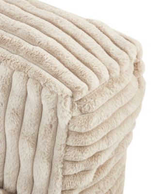 26" Corduroy Foam Bean Bag Sofa
