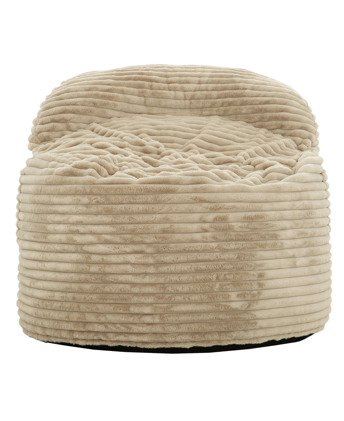 Primo International Teddy 2-in-1 Foam Bean Bag Chair In Sand