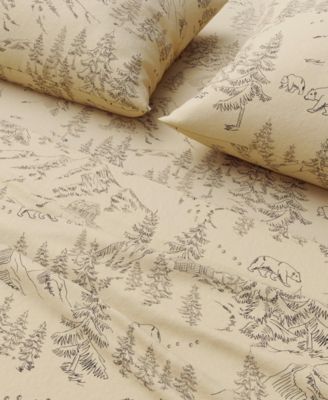 Ultra-Soft Turkish Cotton Flannel Christmas Print Sheet Set