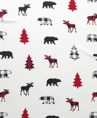 Ultra-Soft Turkish Cotton Flannel Christmas Print Sheet Set