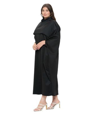 Plus Size Potter Cape Kaftan Midi Dress