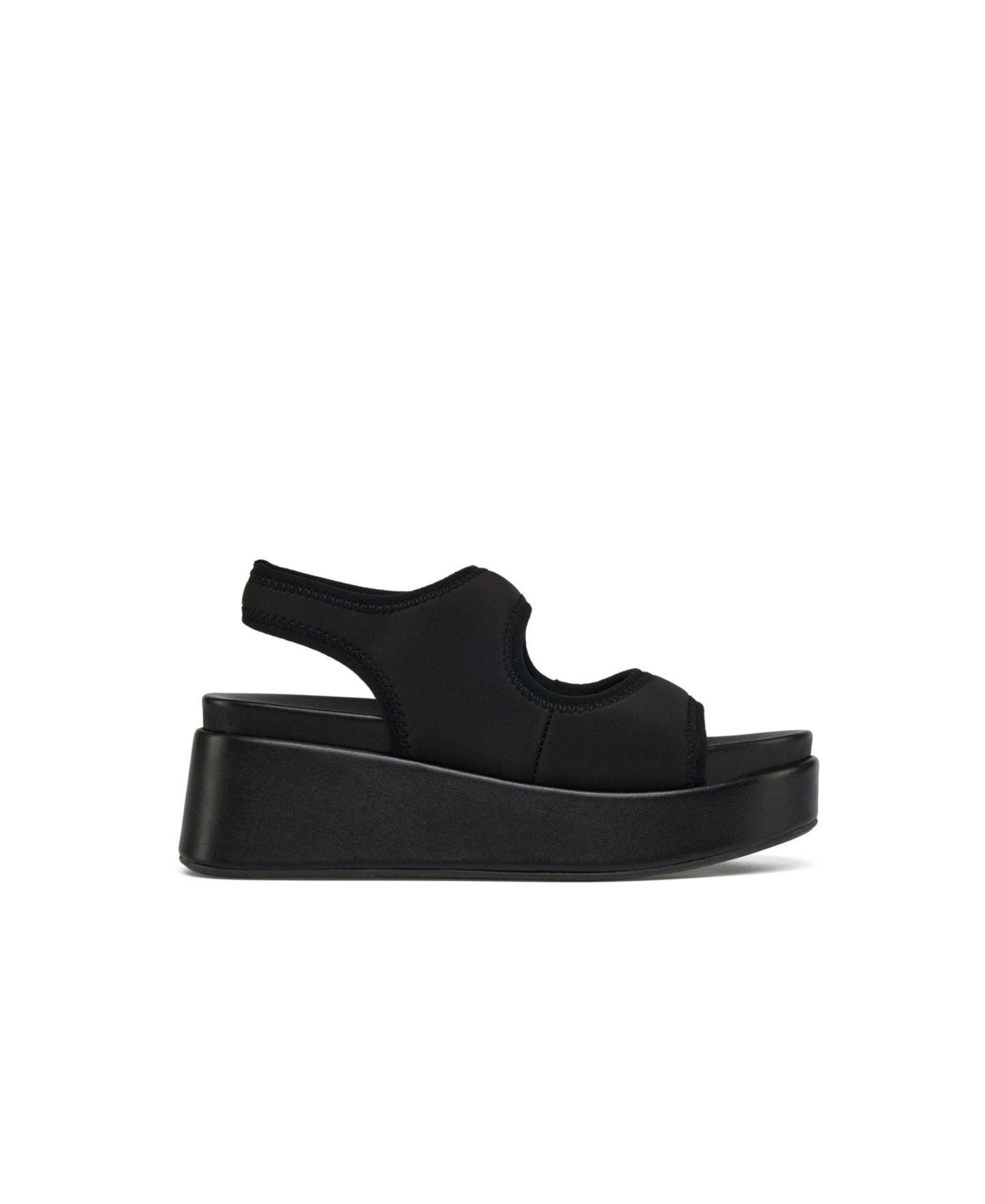 Женские сандалии JSlides Blair Sandal, цвет: Чёрный кожаный — фото 5