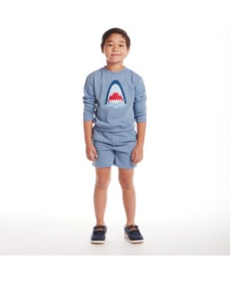 Toddler Boys Toddler/Child Ls Crew & Short Sweat Set