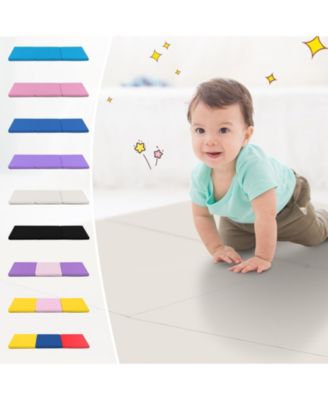 6 x 2 FT Tri-Fold Gym Mat with Handles and Removable Zippered Cover