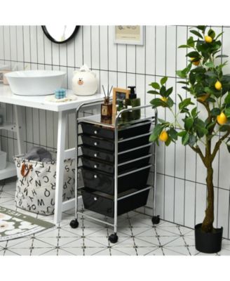 6 Drawers Rolling Storage Cart Organizer