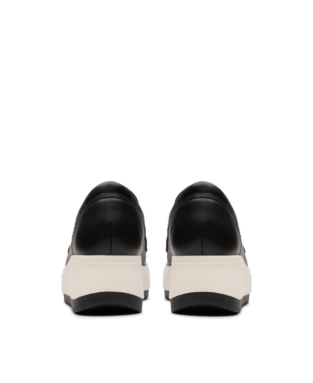Clarks Women's Collection Zylah May Shoes In Black,white Leather