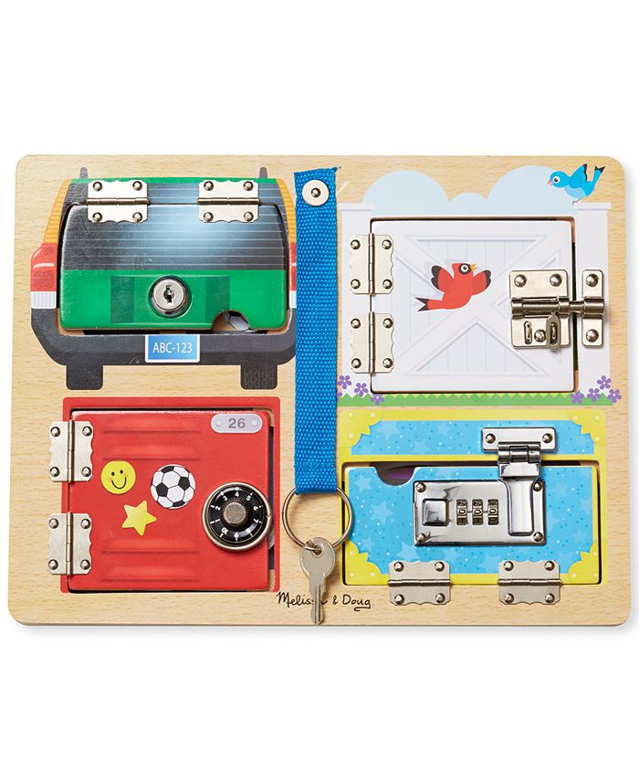 Melissa and Doug Kids' Locks & Latches Board & Reviews - All Toys - Macy's