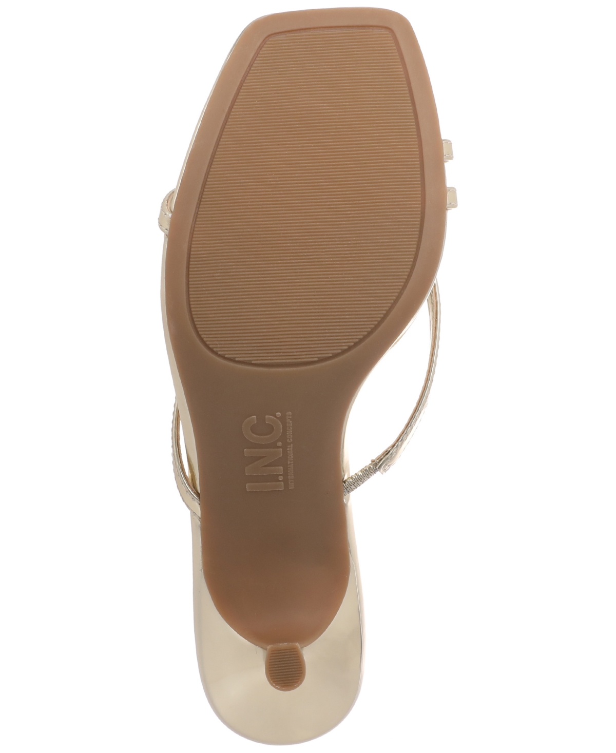 Shop Inc International Concepts Women's Discoo Dress Sandals, Exclusively At Macy's In Gold