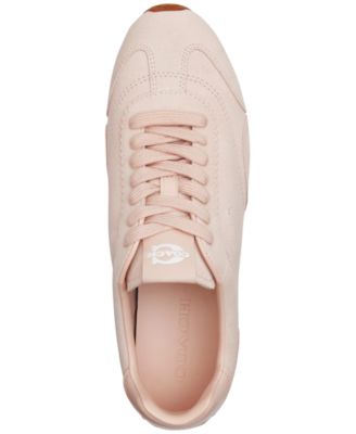 Lace-Up Flat Suede Casual Sneakers