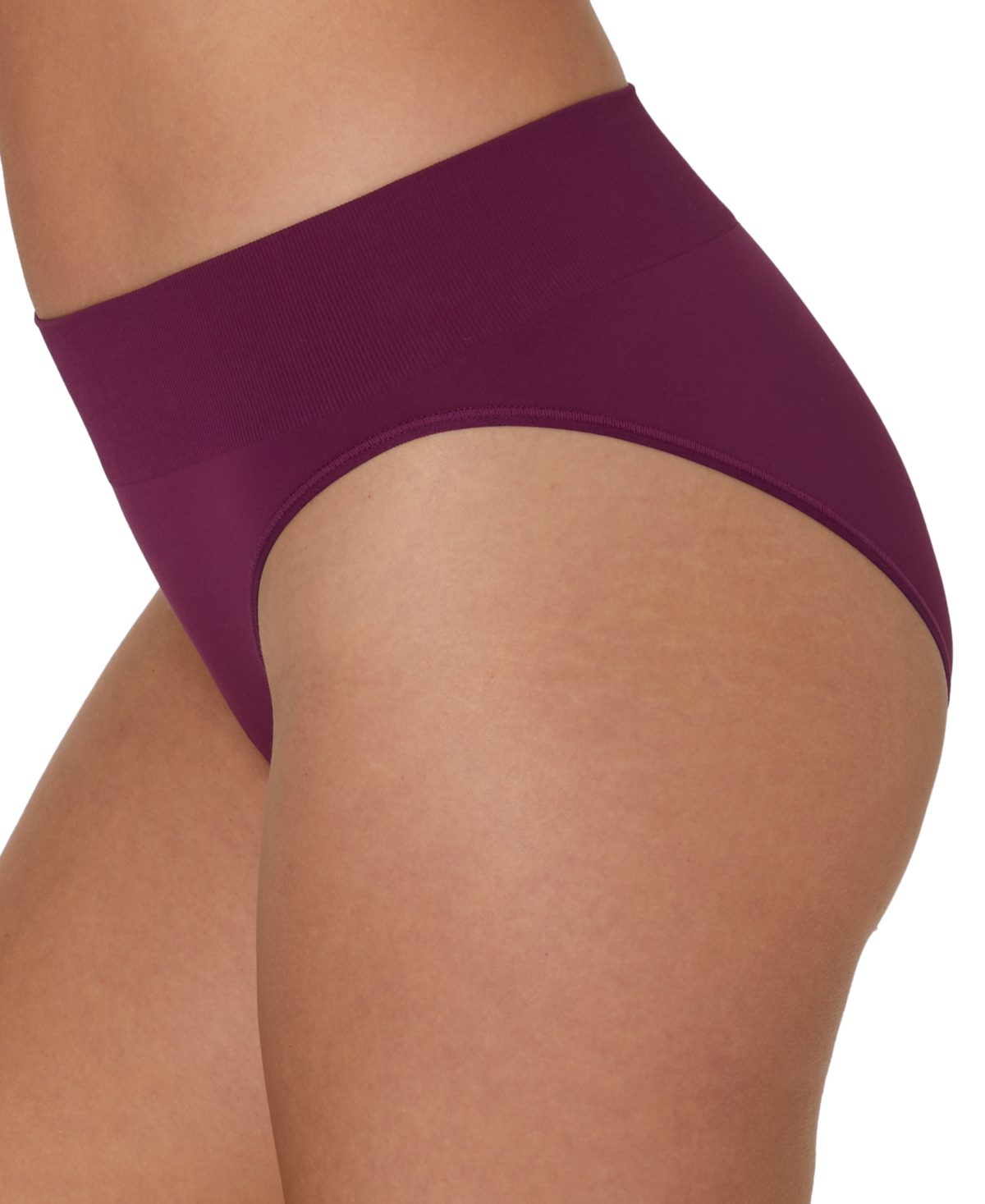 Shop Maidenform M Seamless High Leg Bikini Underwear Dm2317 In Autumn Orchid