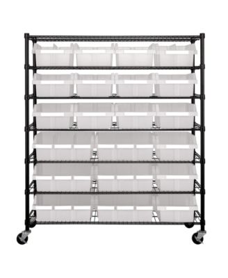 7-Tier 21 Bin Rack System
