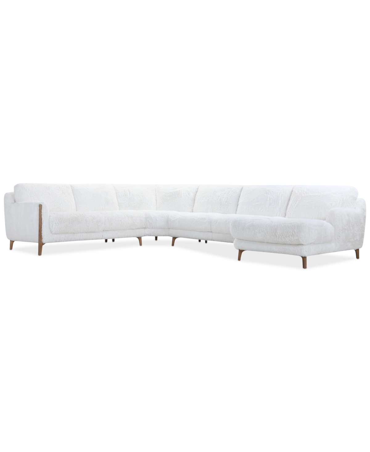 Briannie 4-Pc. Fabric Chaise Sectional, Exclusively at Macy's