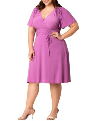 Plus Size Jemma Ruched Tie Dress