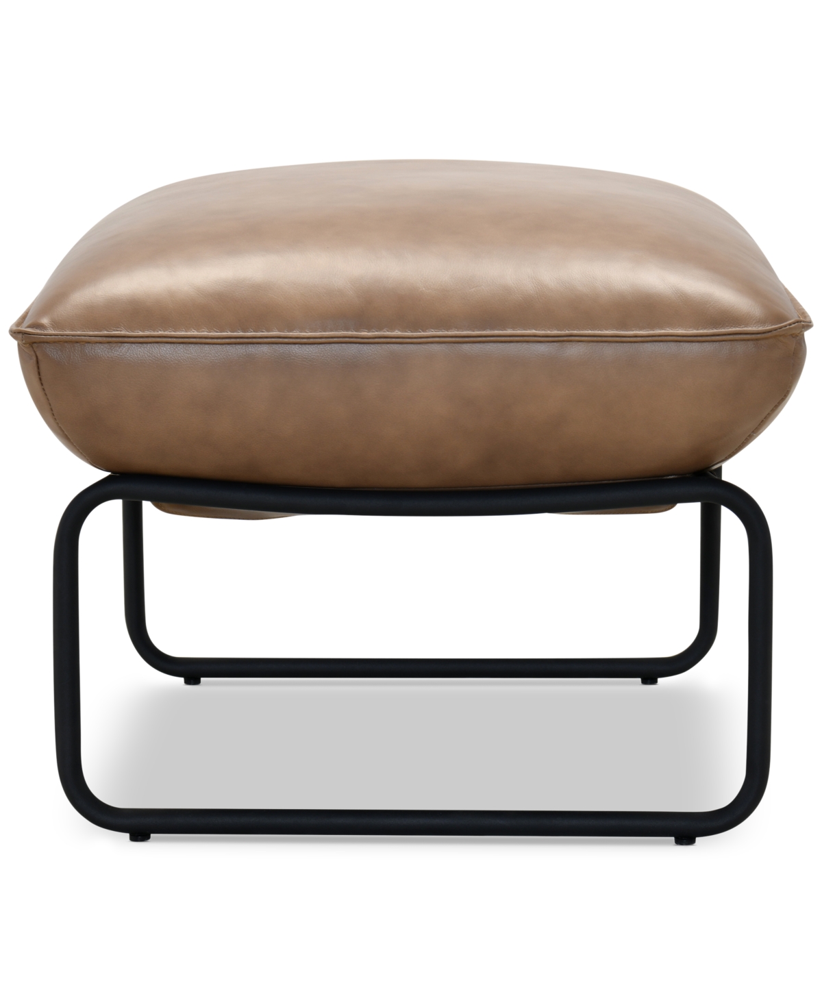 Macy's Briannie Leather Ottoman, Exclusively At