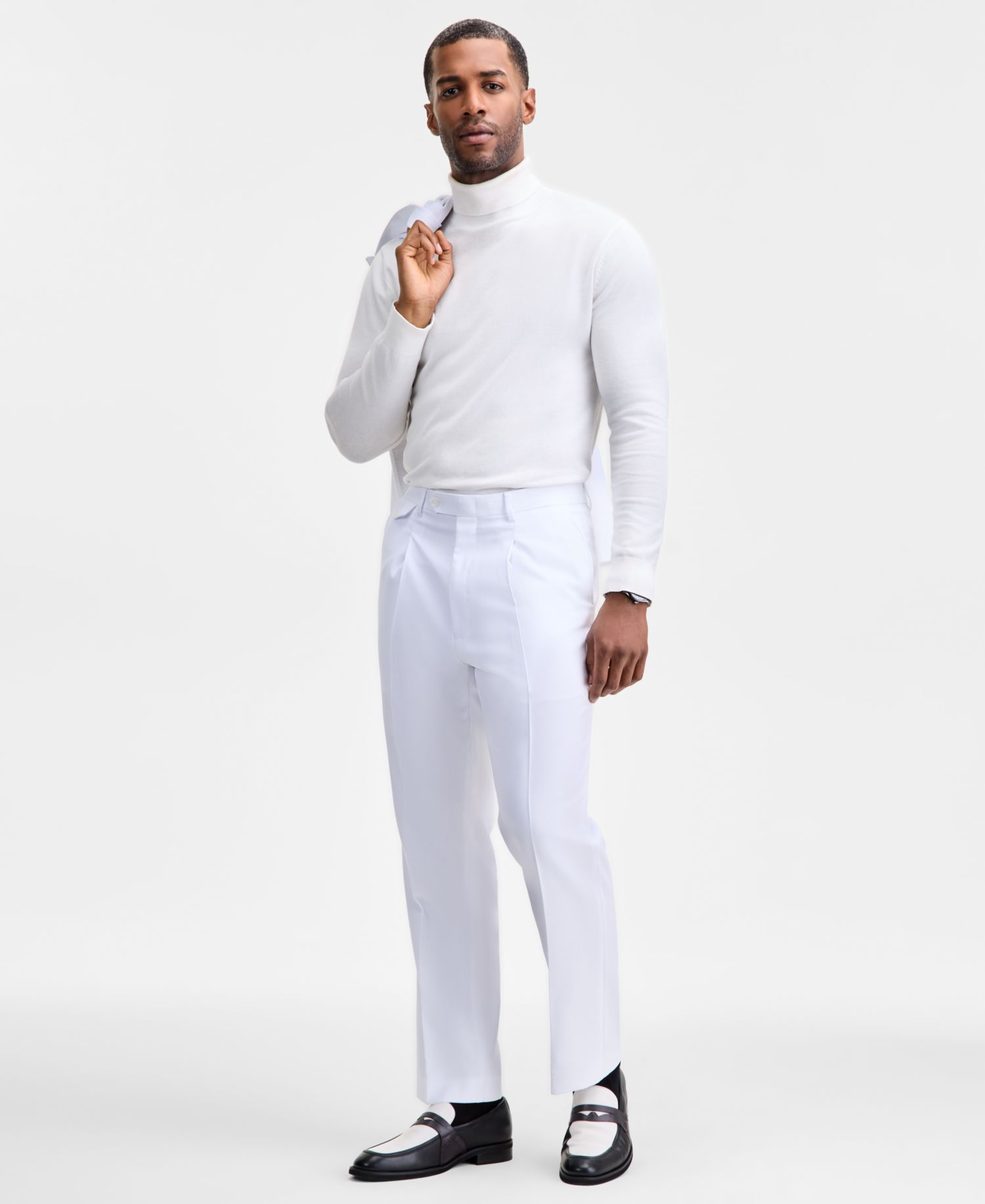 Men's Classic-Fit Suit Separate Pants