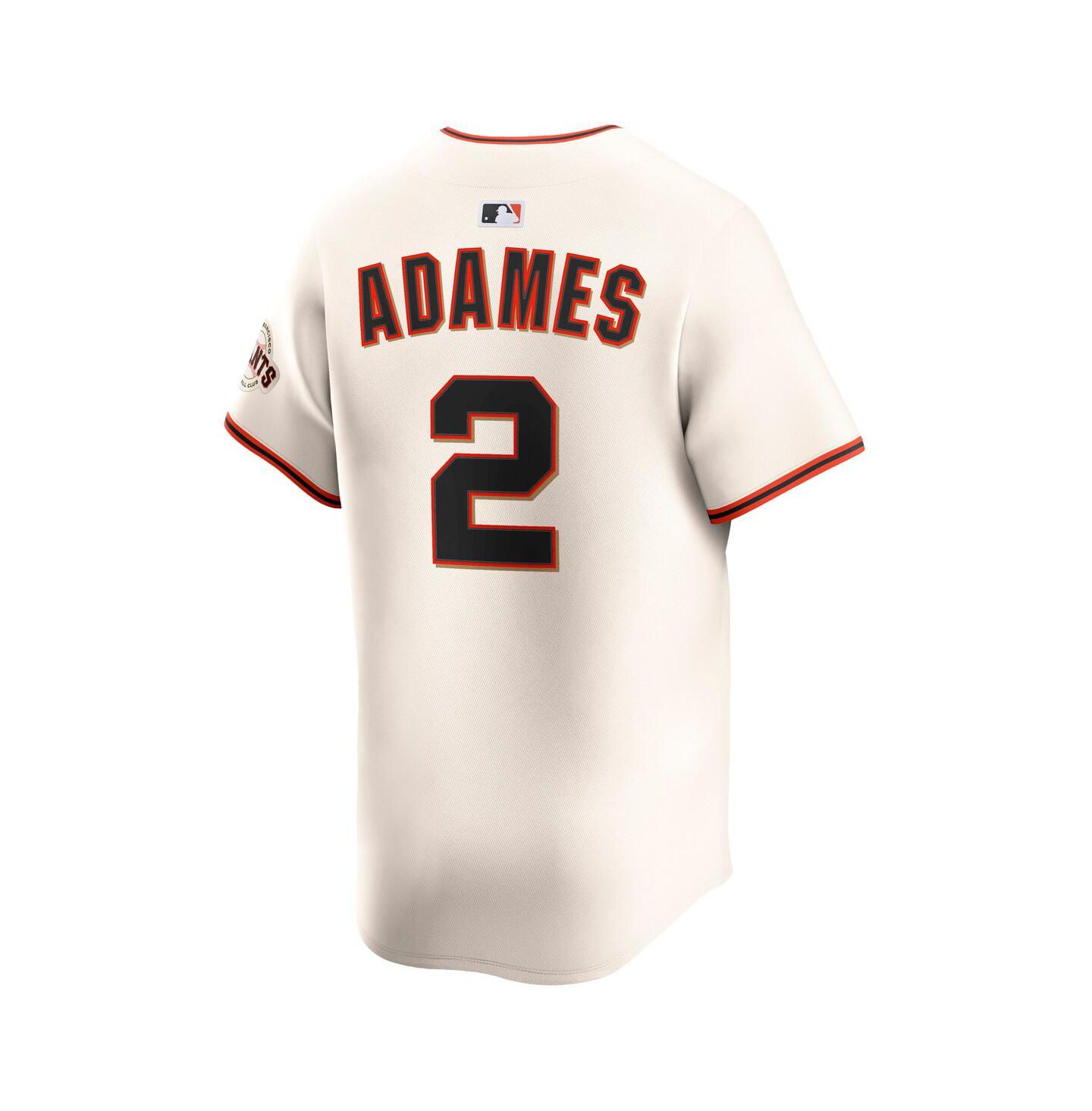 Мужской топ Nike Willy Adames Cream San Francisco Giants Alternate Limited Player Jersey — фото 2