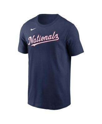 Men's Dylan Crews Navy Washington Nationals Fuse Name Number T-Shirt