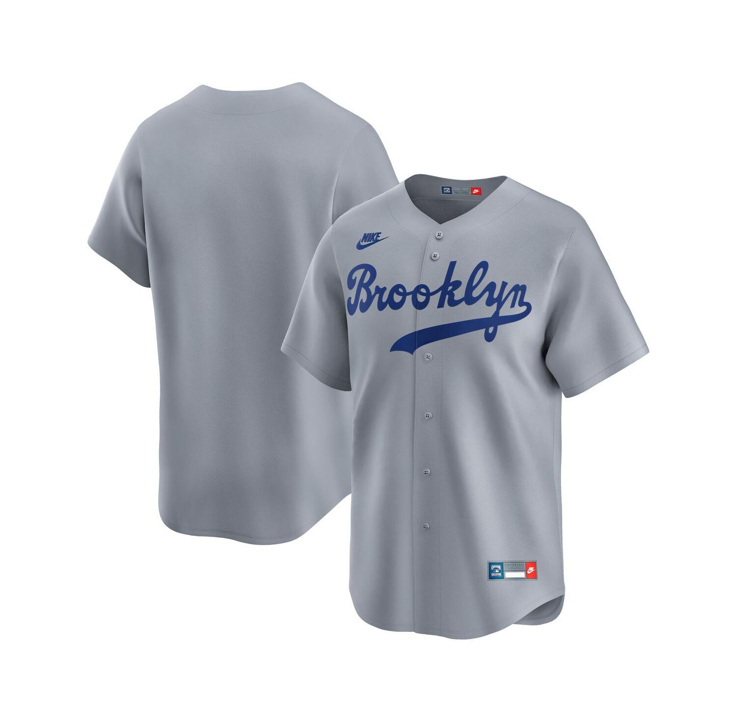 Men's White Brooklyn Dodgers Throwback Cooperstown Collection Limited Jersey