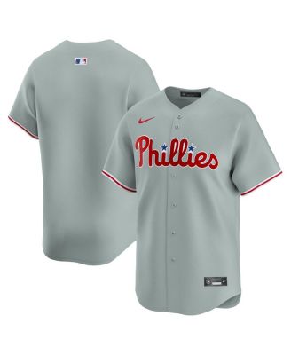 Nike - Men's Gray Philadelphia Phillies Away Limited Jersey