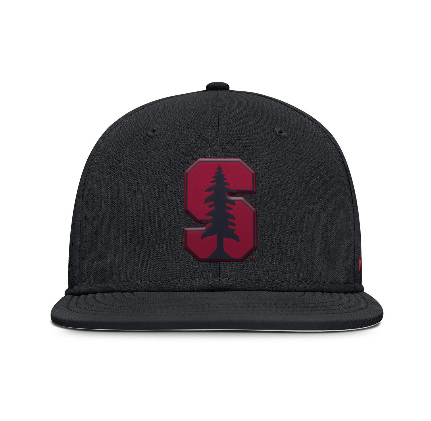 Men's Black Stanford Cardinal On-Field Dugout True Performance Fitted Hat