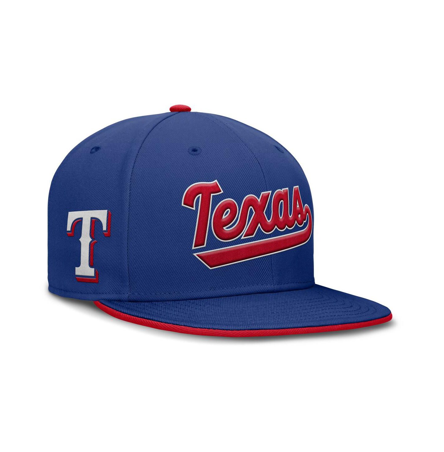 Мужская кепка Nike Royal Texas Rangers True Performance Fitted Hat — фото 1