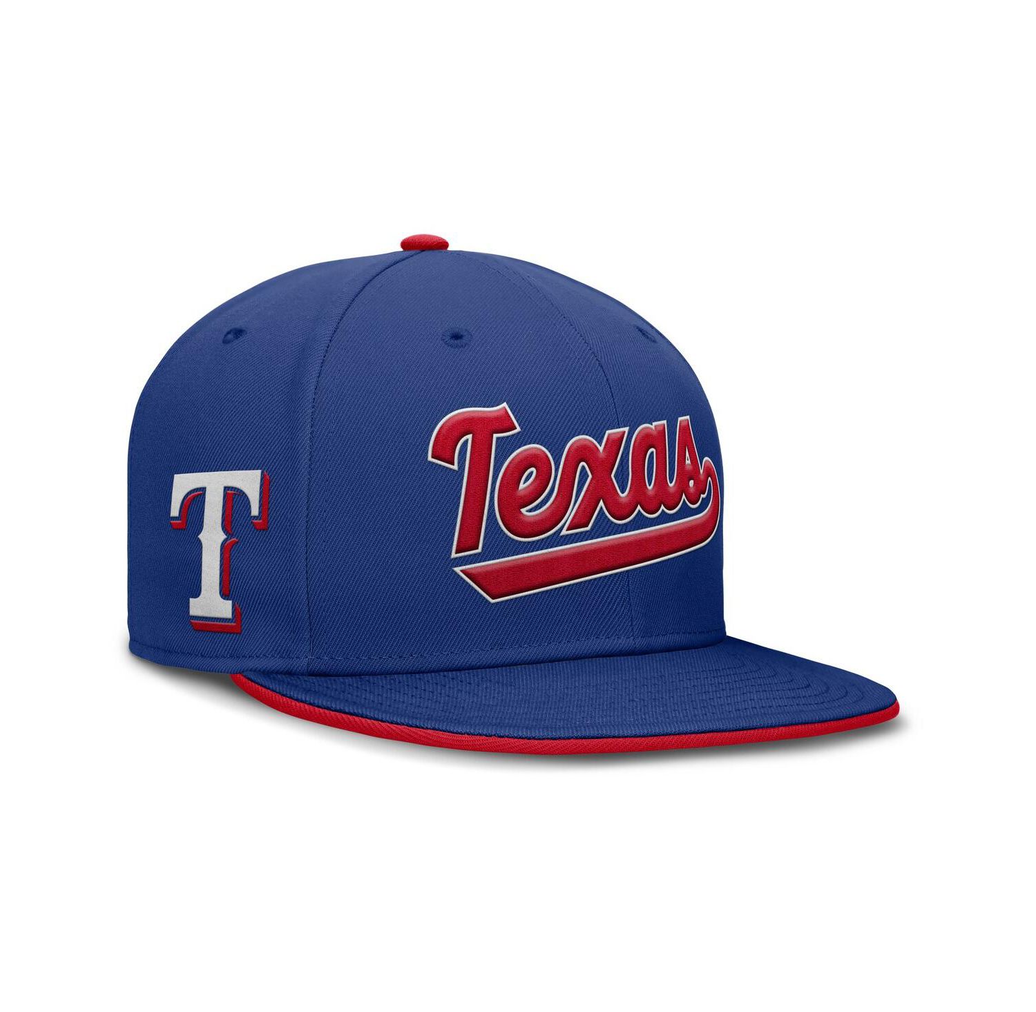 Men's Royal Texas Rangers True Performance Fitted Hat