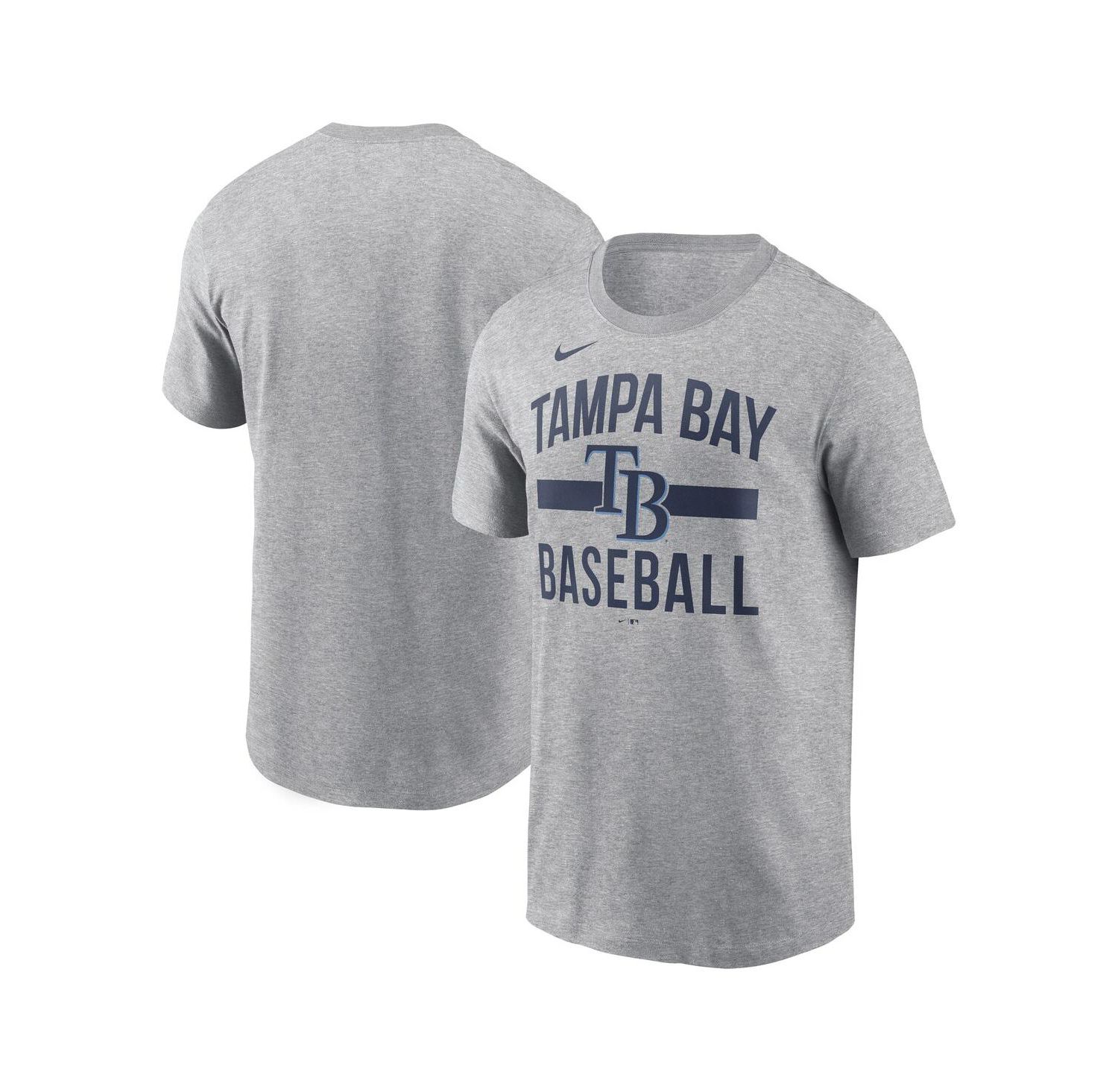 Men's Heather Gray Tampa Bay Rays Arched T-Shirt