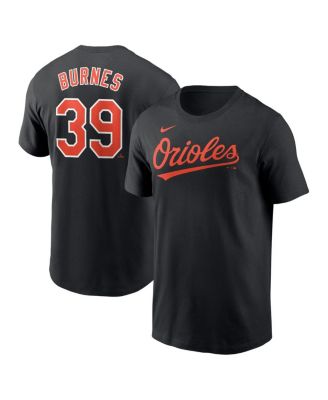 Nike - Men's Corbin Burnes Black Baltimore Orioles Fuse Name Number T-Shirt