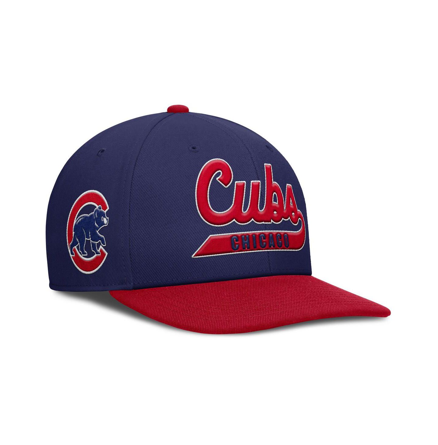 Мужская кепка Nike Royal/Red Chicago Cubs Pro Performance Snapback Hat — фото 1