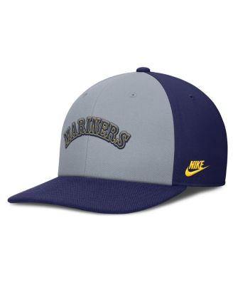 Men's Gray/Navy Seattle Mariners Pro Performance Snapback Hat