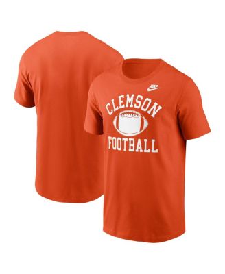 Nike - Men's Orange Clemson Tigers Legacy Football Icon T-Shirt