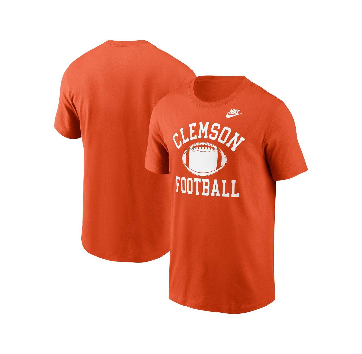 Men's Orange Clemson Tigers Legacy Football Icon T-Shirt