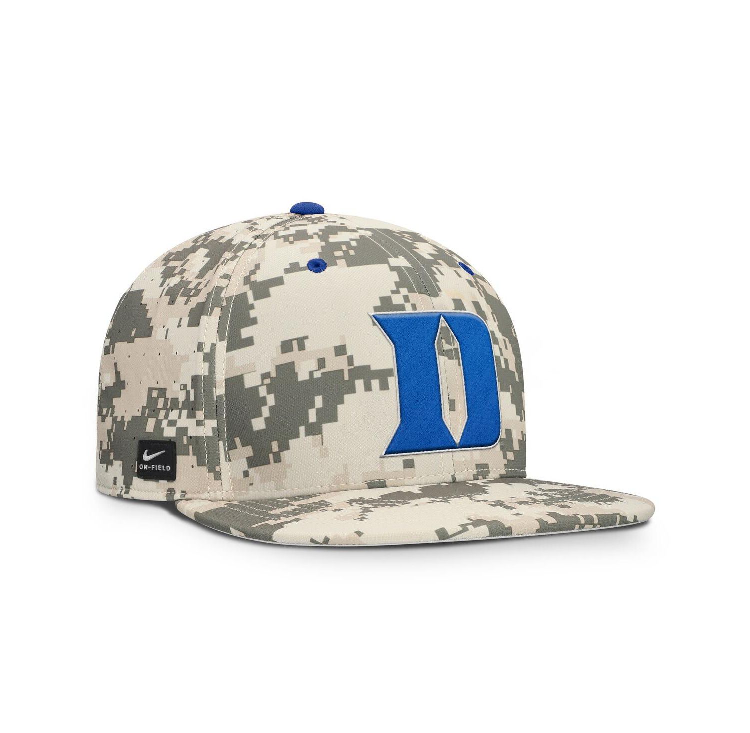 Men's Digital Camo Duke Blue Devils 2025 Dugout True Performance Fitted Hat