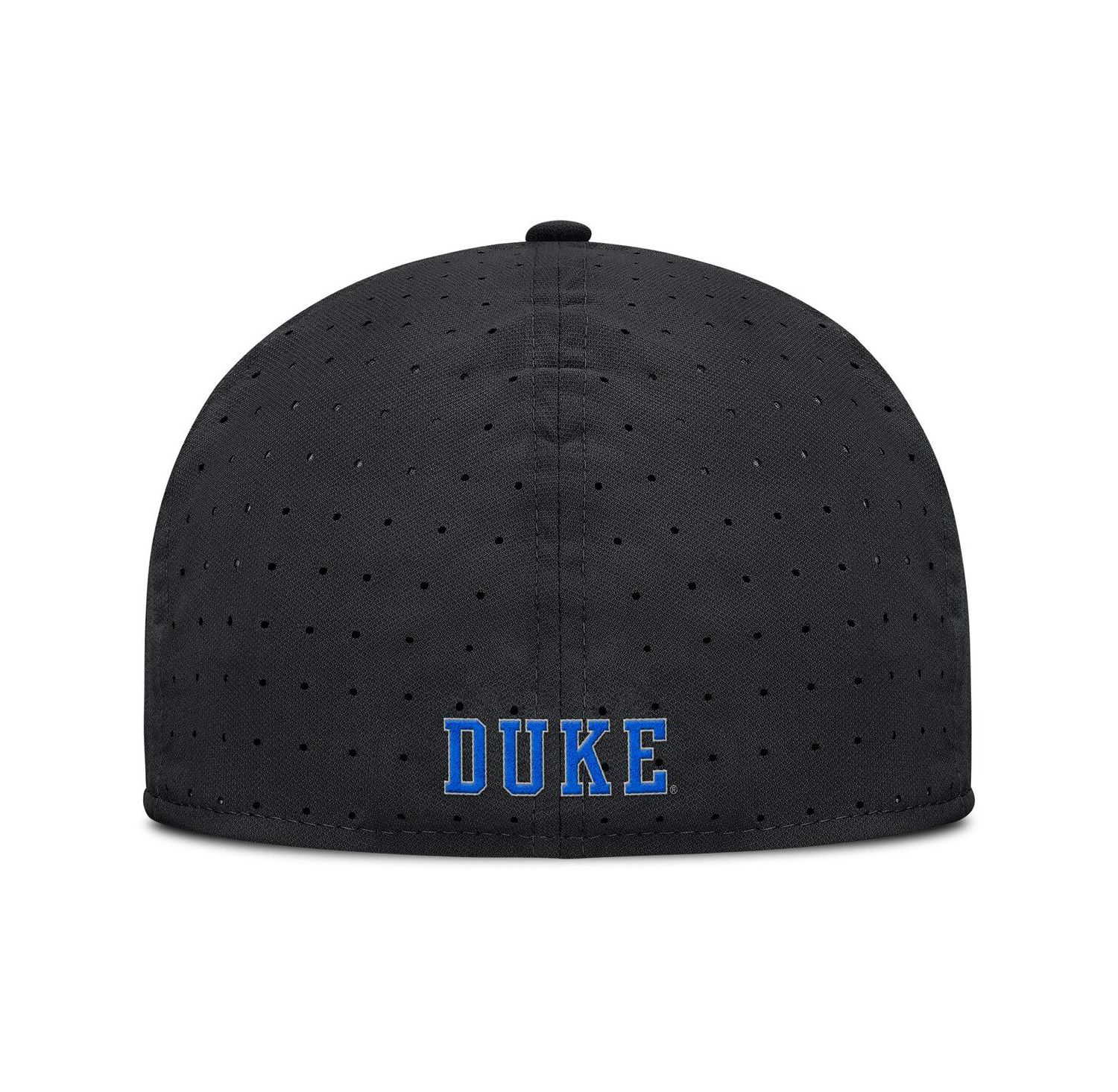 Men's Black Duke Blue Devils On-Field Dugout True Performance Fitted Hat