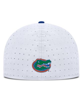 Men's White Florida Gators On-Field Dugout True Performance Fitted Hat