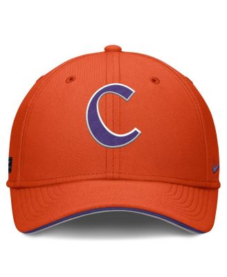Men's Orange Clemson Tigers 2025 Dugout Coaches Rise Swoosh Performance Flex Hat
